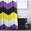 Rideau de douche en polyester à chevrons-793517274
