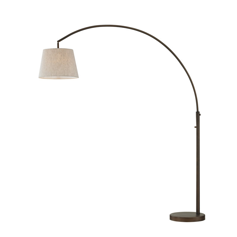 Allegra 79'' Antique Bronze Arched Floor Lamp
