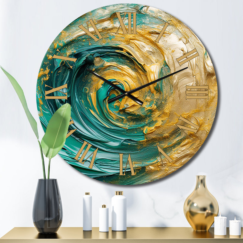 Horloge murale Golden Ocean, Petit