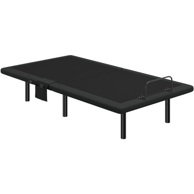 Adjustable Bed Frame Upholstered Bed Base with USB Ports Independent Head Foot Incline