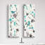 «Beautiful Teal and Grey» par Pela, ensemble de 2 reproductions d'art sur toile sans cadre-26198164-26198166