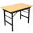 Heavy-Duty Portable Folding Workbench with Integrated Measurement Tools and Storage Bar