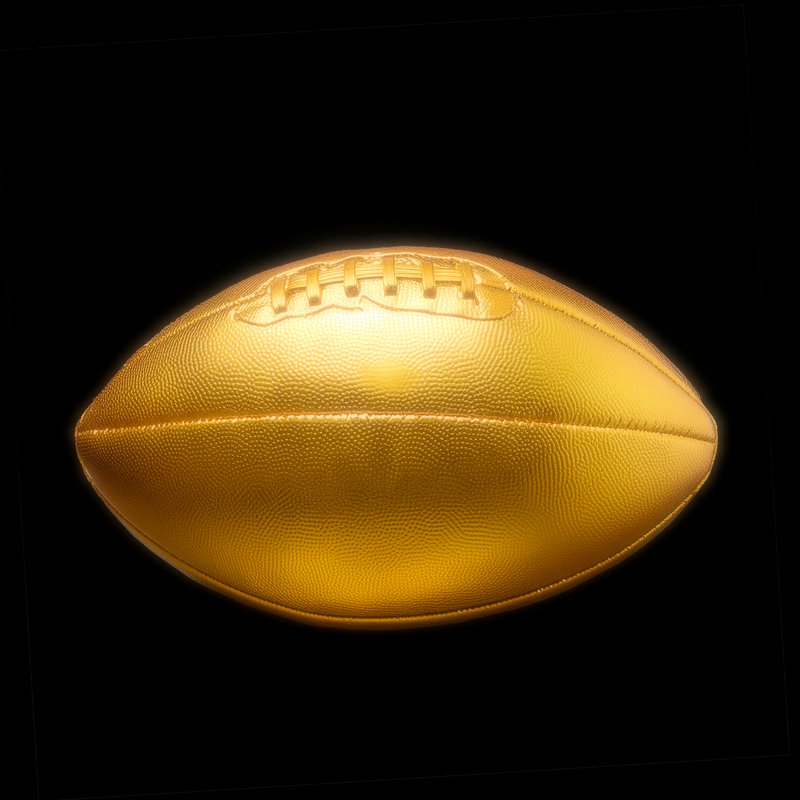 Ballon de football doré 20x20