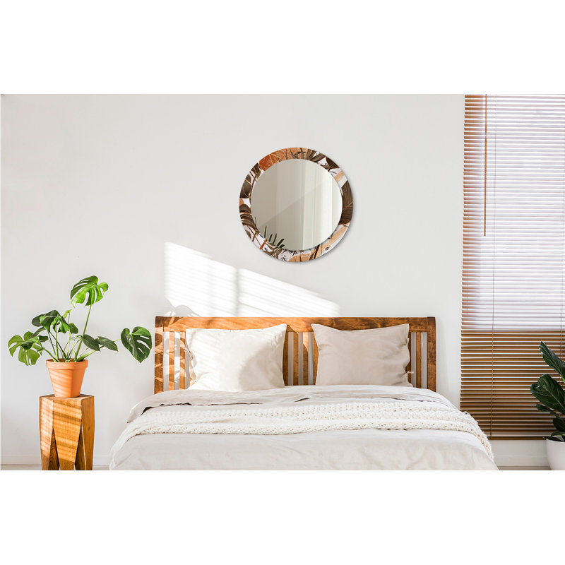 Huldar Glass Flat Wall Mirror