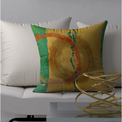 Energy Go-ahead Square Pillow Cover & Insert
