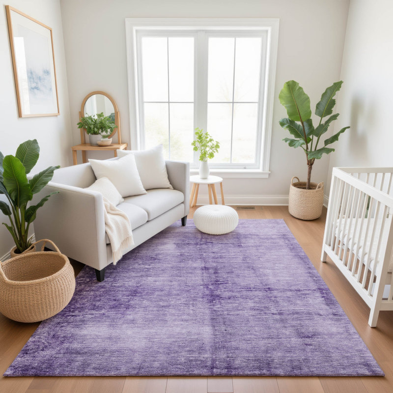 Premium Machine Washable Balch AMF1884 Modern Rug, Rectangle 5' x 7'6"