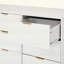 Armoire 9 tiroirs avec poignées dorées, rangement spacieux pour les chambres et les salons-117950516