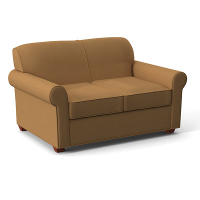 Finn 59" Rolled Arm Sofa Bed Loveseat with Reversible Cushions