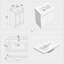 Glenhaven 600mm Single Bathroom Vanity with Drop In Resin Basin-1572172147-1572561284