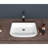 24"X15" Ceramic Rectangular Bathroom Vessel Sink - Modern, Stain , Countertop Mounted For Home And Restaurant Modern , Installation Multiple Settings