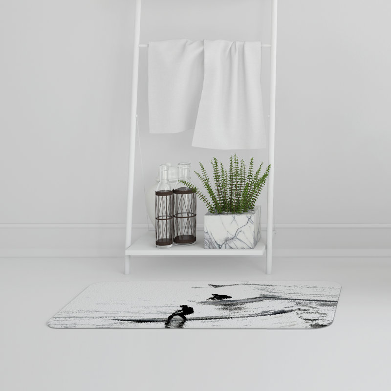Akhtari Memory Foam Non-Slip Bath Rug