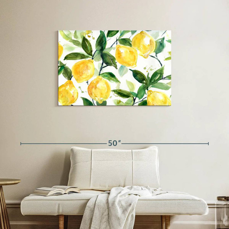 Yarlin Lemony Branches, 24" H x 36" W
