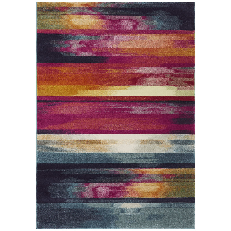 Kaphan Stripes Multi Area Rug, Rectangle 200 x 290cm