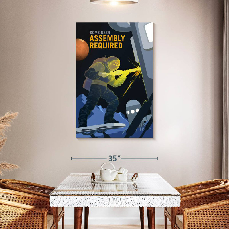 Oberle Mars Explorers Wanted Poster I, 48" H x 32" W