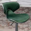 Tabouret de bar pivotant rembourré en velours, ensemble de 2-1307008121