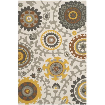 Centerburg Hand Loomed Cotton Geometric Rug