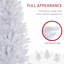 Arbre de Noël artificiel 6 pi avec une base en acier 479 branches