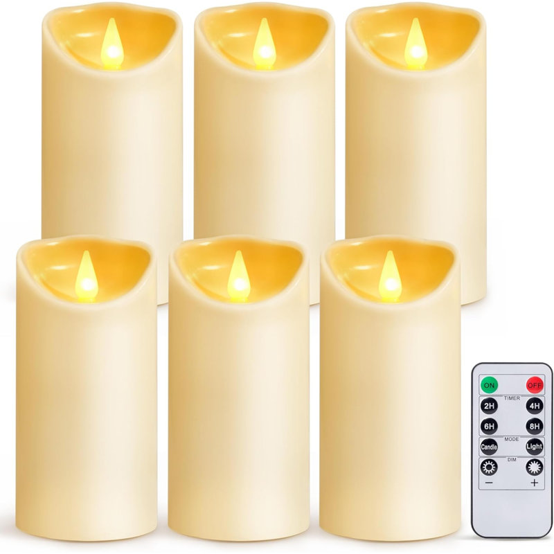 Flameless Tealight Candle, 6