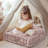 Poly Chenille Square Floor Pillow Cushion