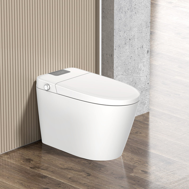 Toilette intelligente une pièce 1,27 GPF à fixation au sol (siège inclus)