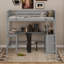 Lit mezzanine simple avec tablettes et bureau-1495502022