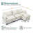 113" W 4 - Piece Chenille Sectional-1829924997