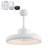 Harte 20" Modern Contemporary 6-Speed Metal Mobile-App/Remote-Controlled Dimmable Smart Integrated LED Ceiling Fan-983399548-983399549