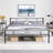 Graceful Scroll Platform Bed with Multiple Size and Color-2103365496-2086413079