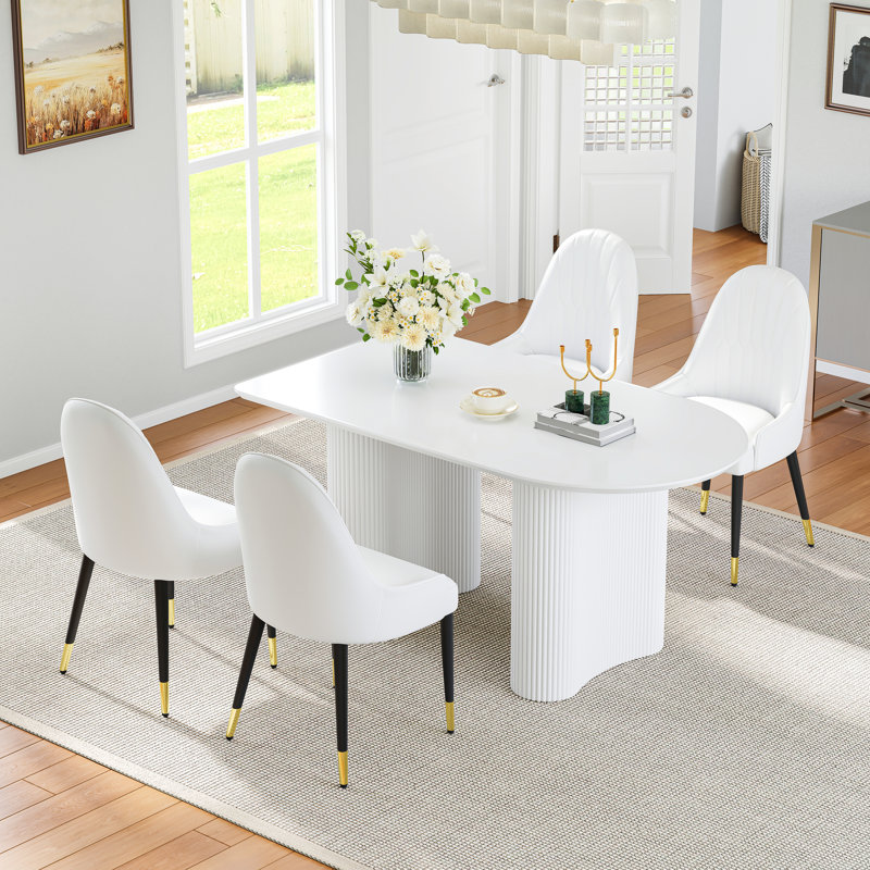 Ifra Dining Table, 29.5"H x 31.5"W x 55.1"L