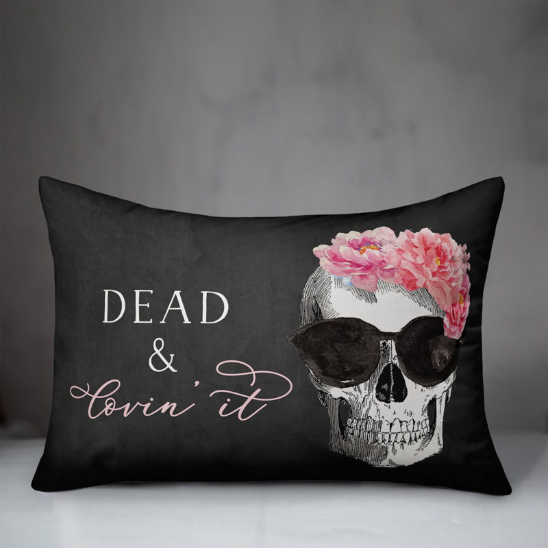  Housse et insert de coussin rectangulaire mort et mort