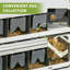 Chicken Nesting Box, 8 Compartment Wood Laying Boxes For Chicken Coop, Spacious And Comfortable With Easy Egg Collection