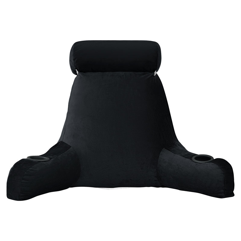 Grand coussin de lecture et de repos Bourland , Noir