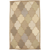 Trellis Handmade Tufted Wool Area Rug in Multicolored
