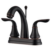 Ultra Faucets Kree Centerset Faucet 2-handle Bathroom Faucet with Drain ...