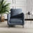 29" W Upholstered Velvet Club Accent Chair-336340862