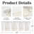 Linen Farmhouse Rod Pocket Double Layer Valance Kitchen Curtain-953639543