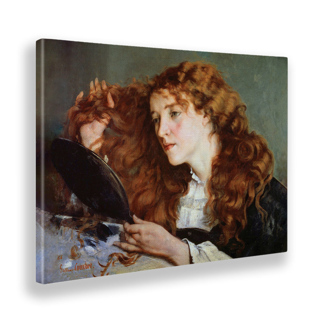 Wandbild Jo the Irish Beauty von Gustave Courbet