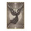 Tapis chic et luxueux lavable à la machine Cilegon Angelic Warrior Sword-193731987