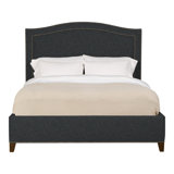 Caroline/Casey Queen Upholstered Low Profile Panel Bed