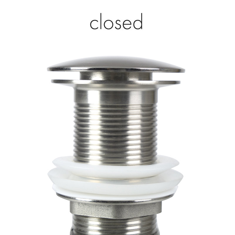 2.63'' W Pop-Up, Brushed Nickel