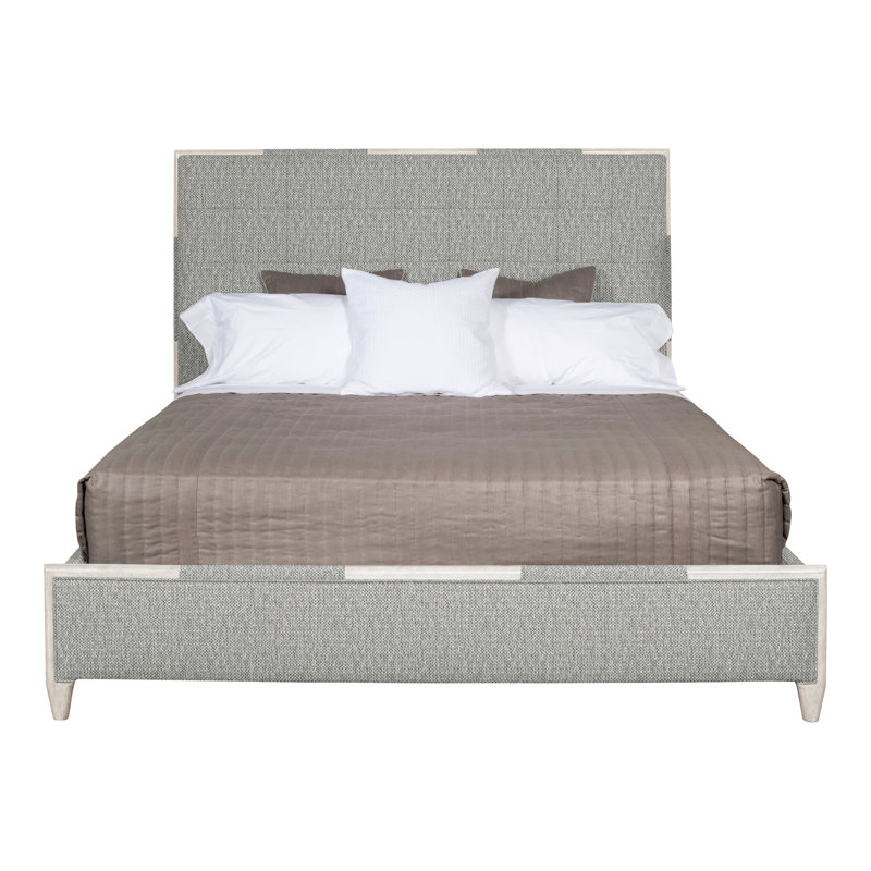 Thom Filicia Home Chatfield King Bed, Tarbee Dove, Casa Blanca