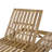 2/3 Foldable Acacia Wood Lounge Chair With Adjustable Backrest & Flat Storage Surface, For Backyard Pool Garden Patio-1206941753