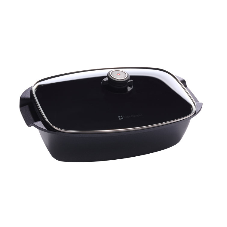 Swiss Diamond XD Nonstick 4.8 Qt Roasting Pan