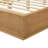 Milano Natural King Boucle Headboard Bed-1753600493-1753600400
