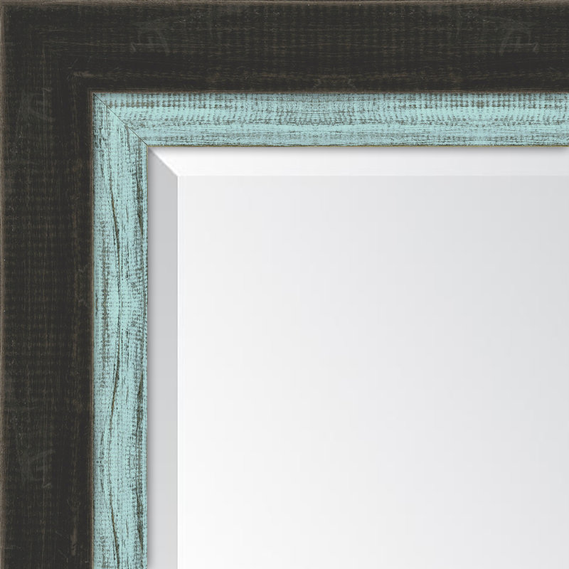 Miroir mural Mazie, H 44 po x l 32 po, Rose