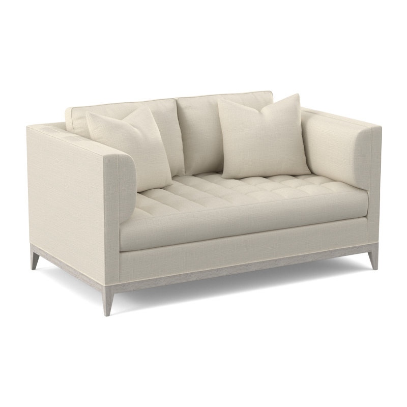Paramount Loveseat, Bisque, Elise Harbor 100% Polyester