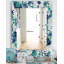 Miroir mural traditionnel sans cadre floral-40097558