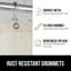 Rideau de douche Premium Waffle Weave-425613079