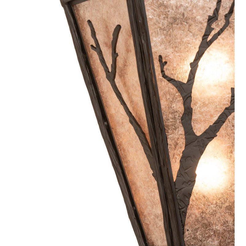 2 - Light Flush Mounted Sconce