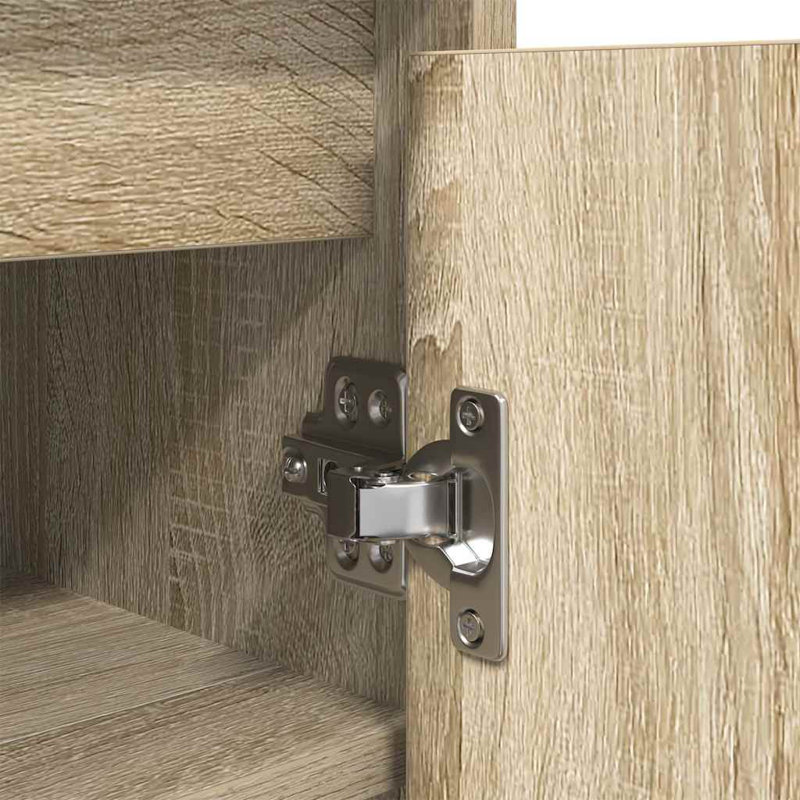 8 Pair Shoe Storage Cabinet, Sonoma Oak